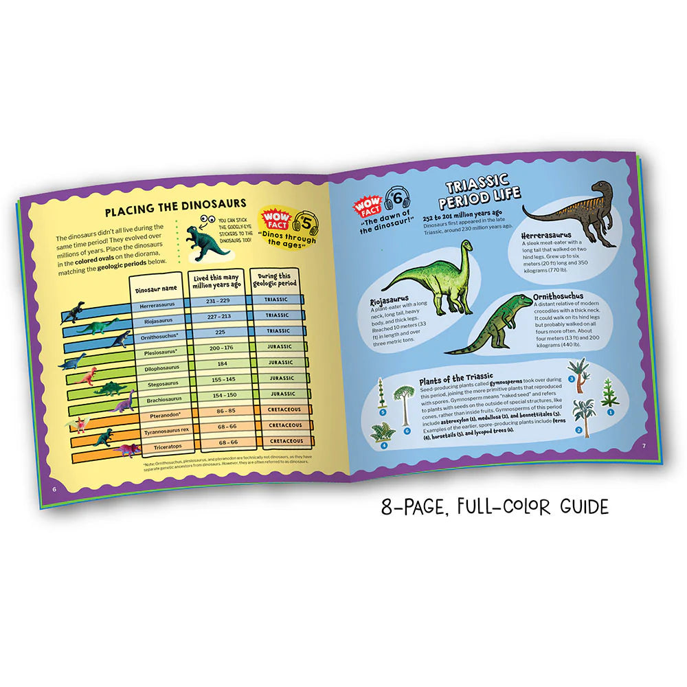 Dino Dig & Diorama - Excavate & Display 10 Dinosaurs