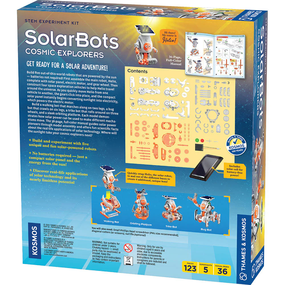 Solar Bots Cosmic Explorers