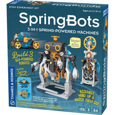 Thames & Kosmos Spring Bots - 3 in 1 Spring Powered Machines    