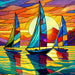 Sunset Sailing 500 Piece Puzzle