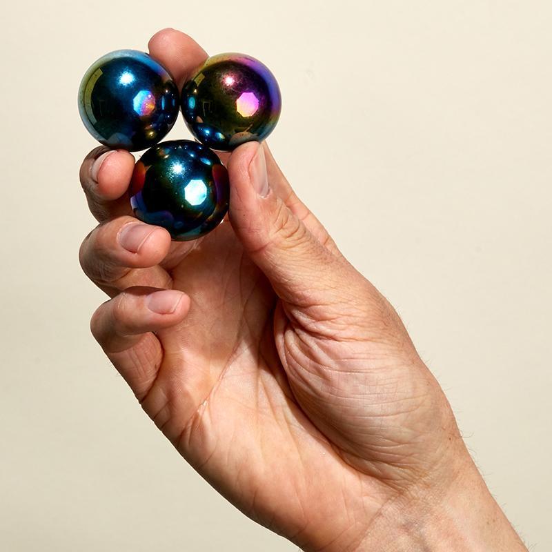 Speks Supers 33mm Magnet Balls Oil Slick - Set of 3