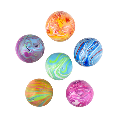 Squish And Stretch Marbleized Yummy Ball (Single) - Random Color