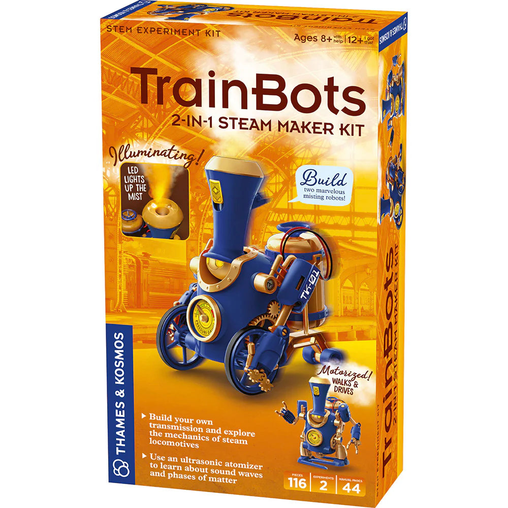 Train Bots - 2 in 1 Steam Maker Kit