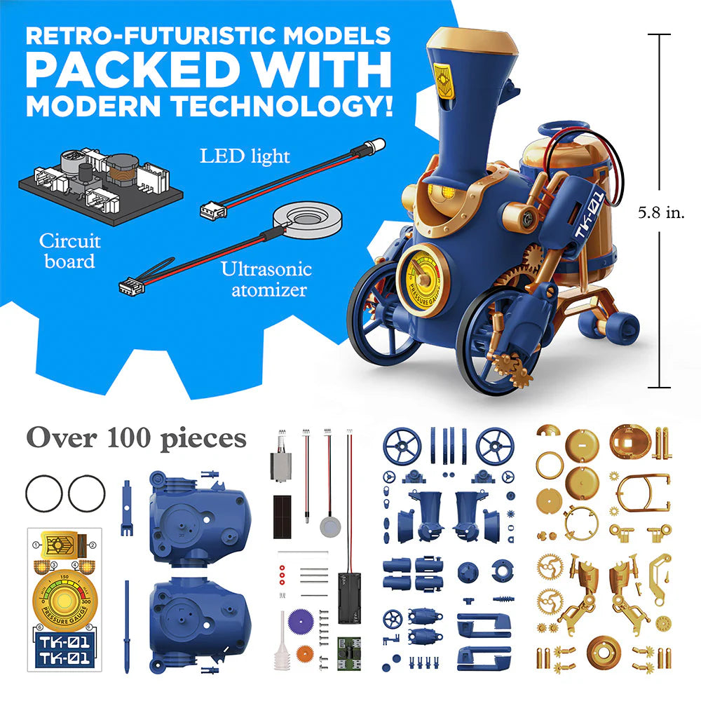 Train Bots - 2 in 1 Steam Maker Kit