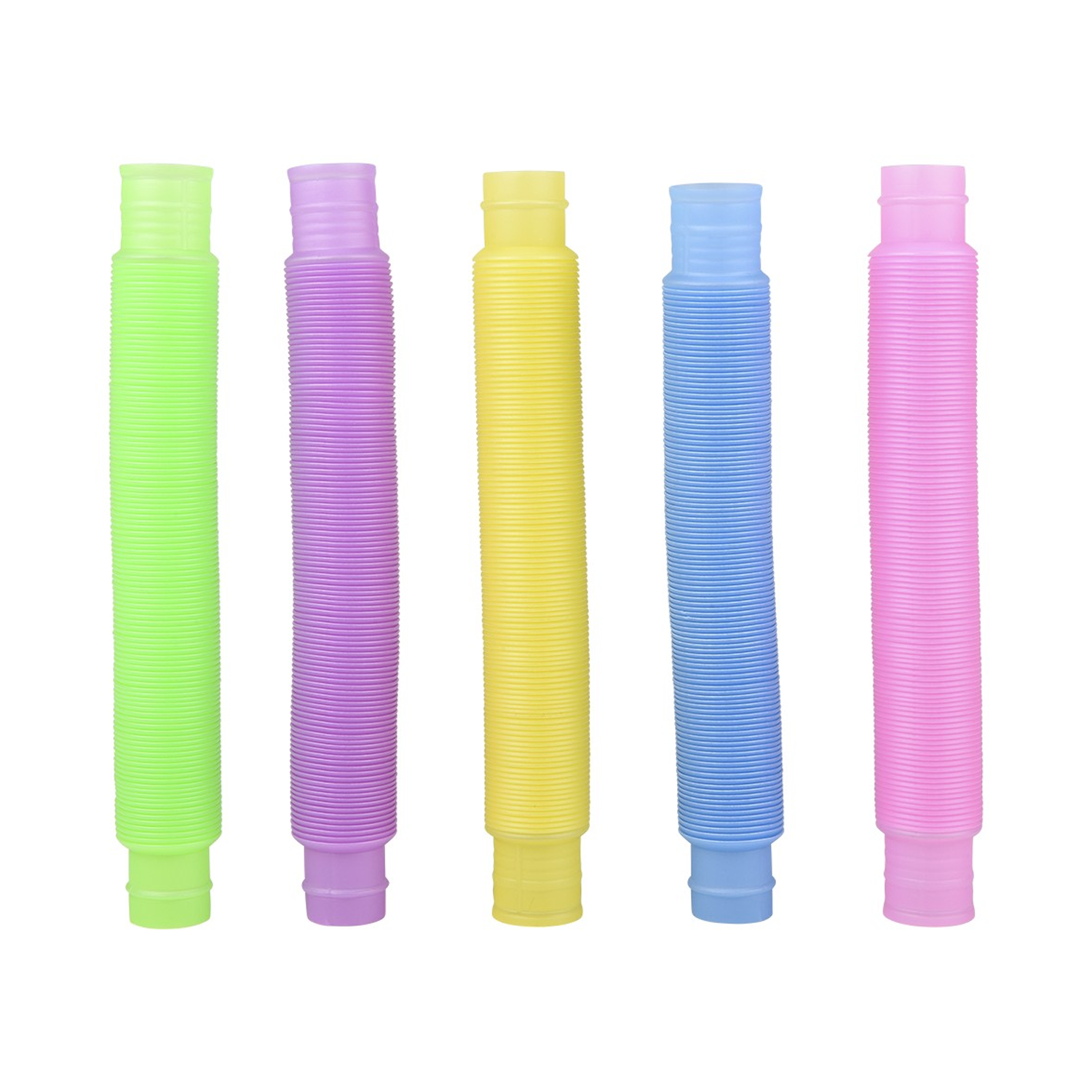 Glow In The Dark Pop Fidget Tube (Single) - Random Color