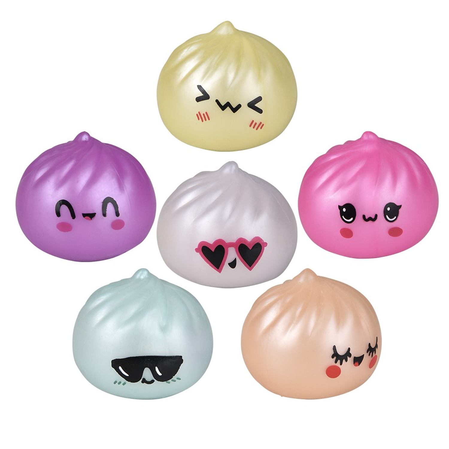 TTN Squish And Stretch Metallic Surprise Dumplings (Single) - Random Color