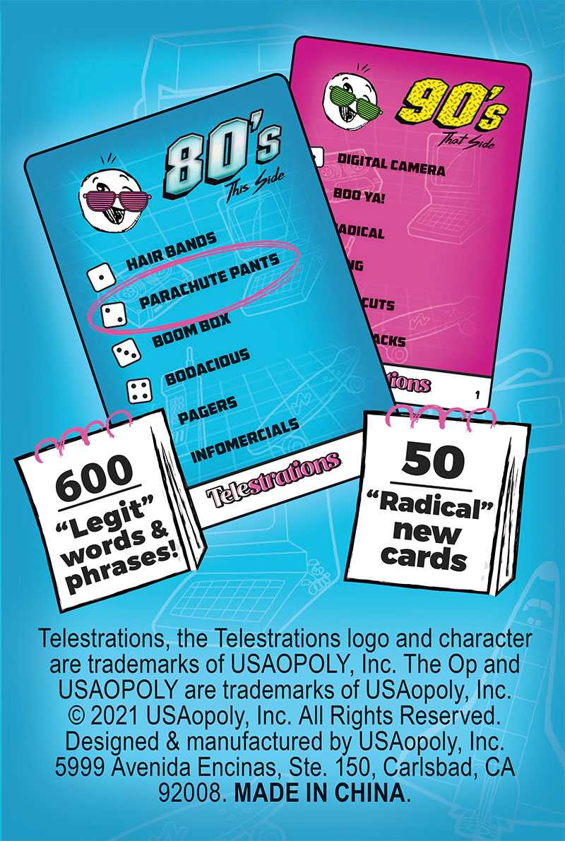 Telestrations 80's and 90's Expansion Pack