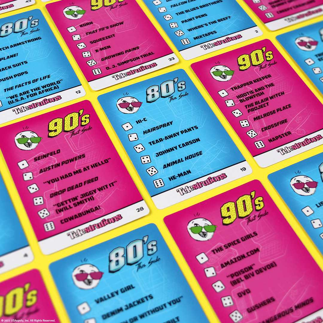 Telestrations 80's and 90's Expansion Pack