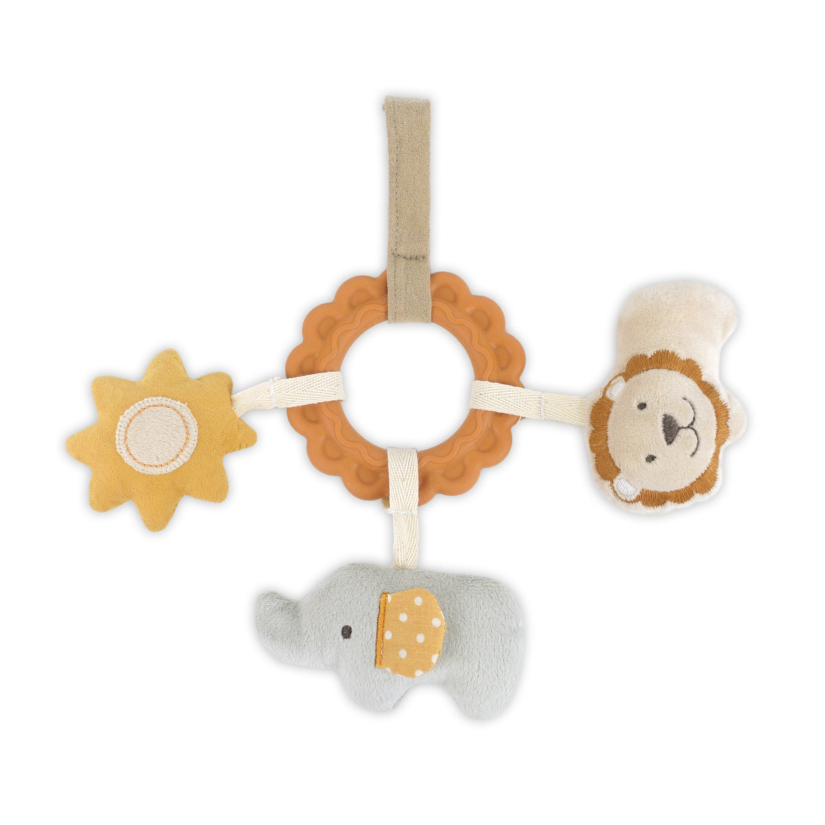 Mon Ami Safari & Friends Silicone Ring Activity Toy