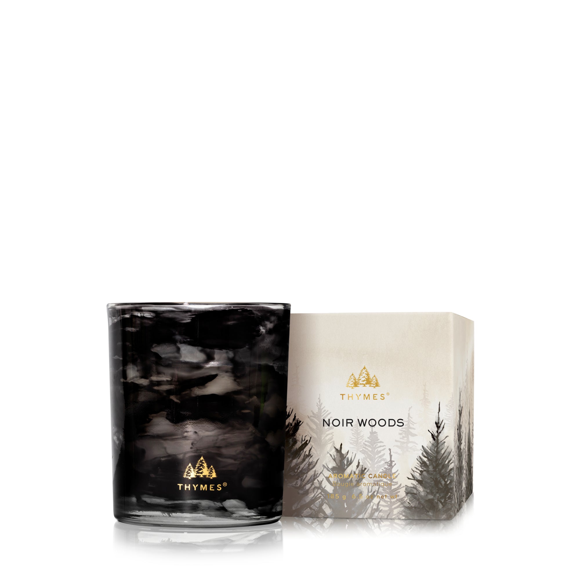 Thymes Noir Woods 6.5 oz. Poured Candle