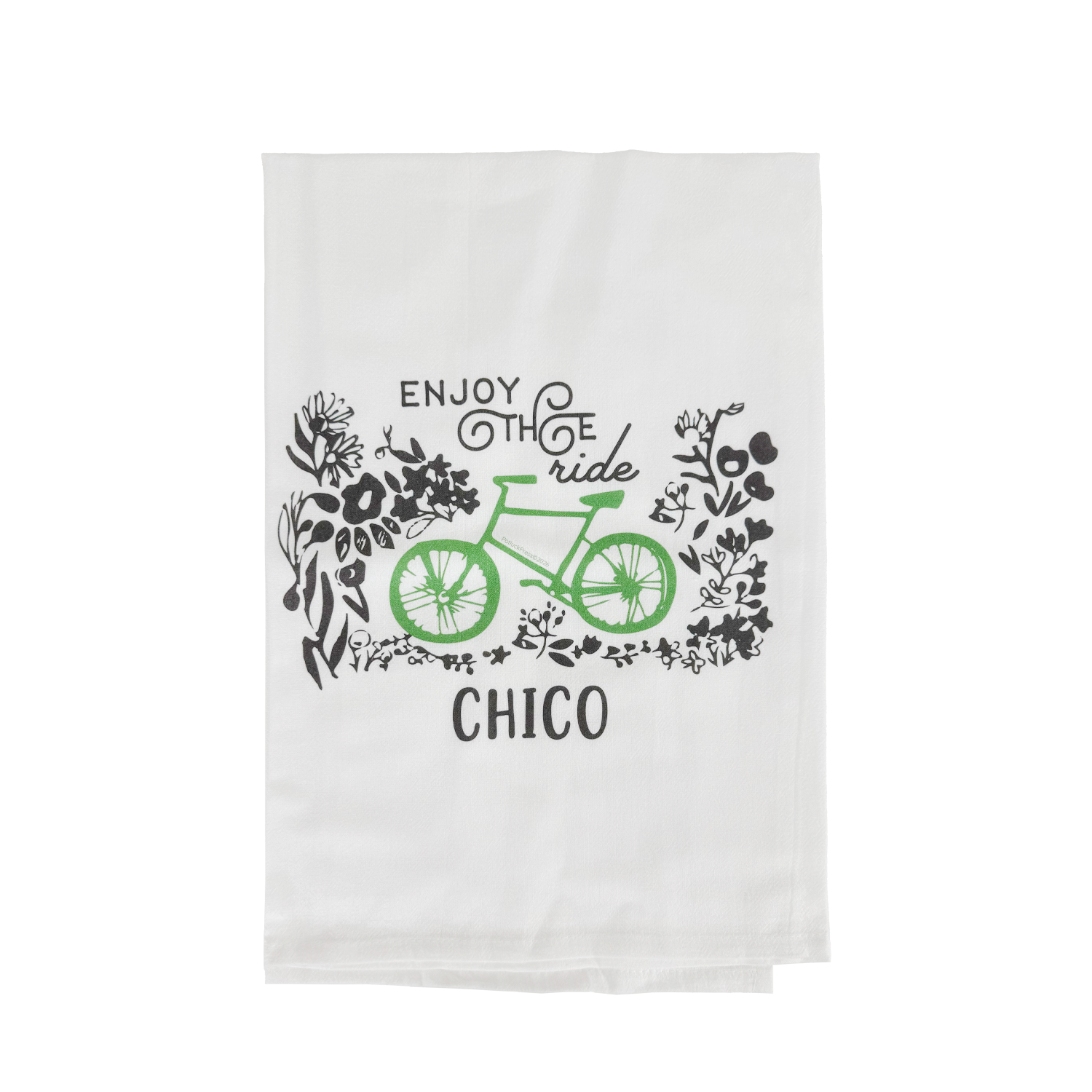 Chico, CA Enjoy The Ride Kitchen Towel
