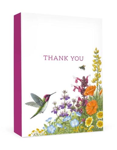 Erin E. Hunter Wildflowers Boxed Thank You Cards
