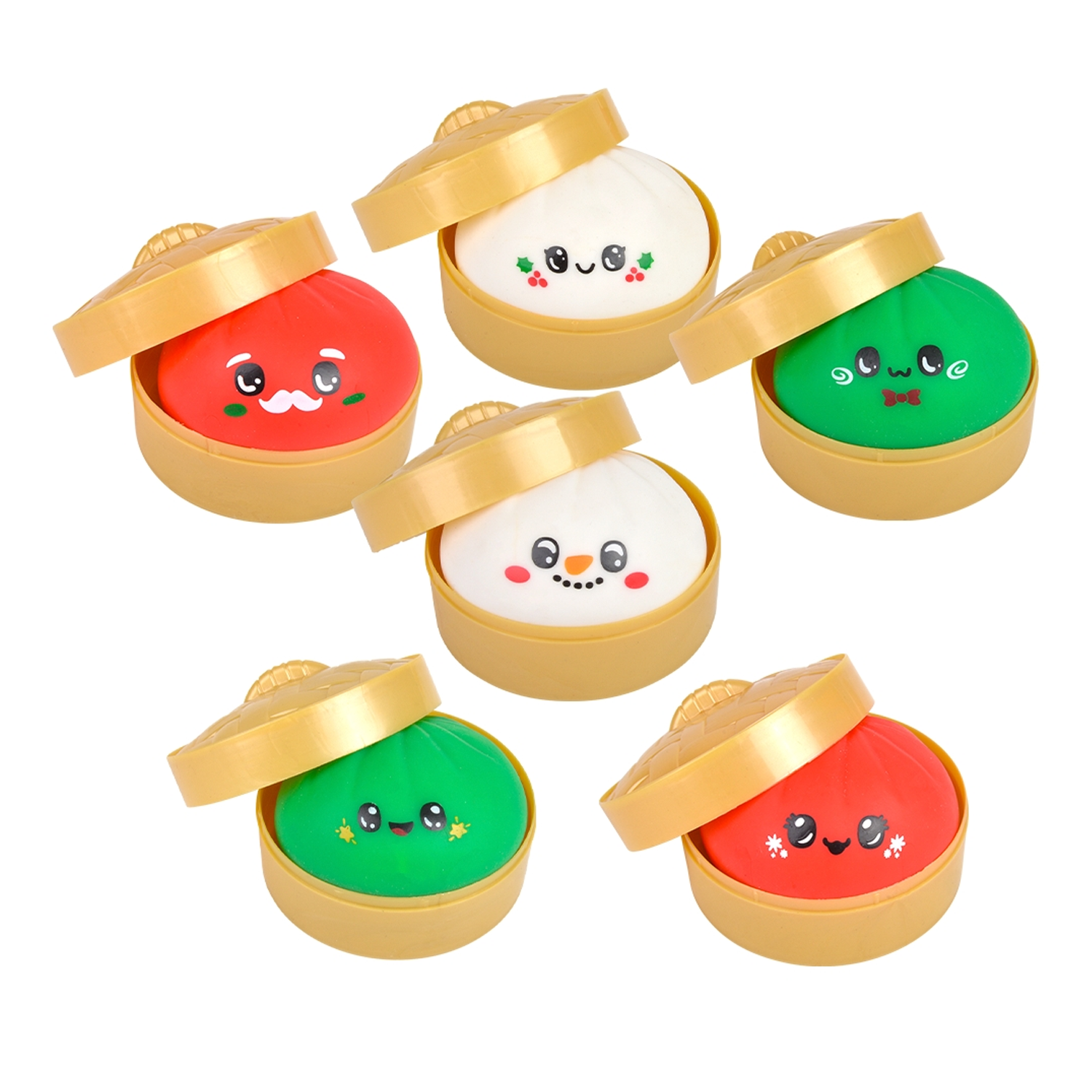 TTN Christmas Squish And Stretch Dumplings (Single) - Random Color