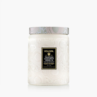 Voluspa Tahitian Coconut Vanilla Large Jar Candle