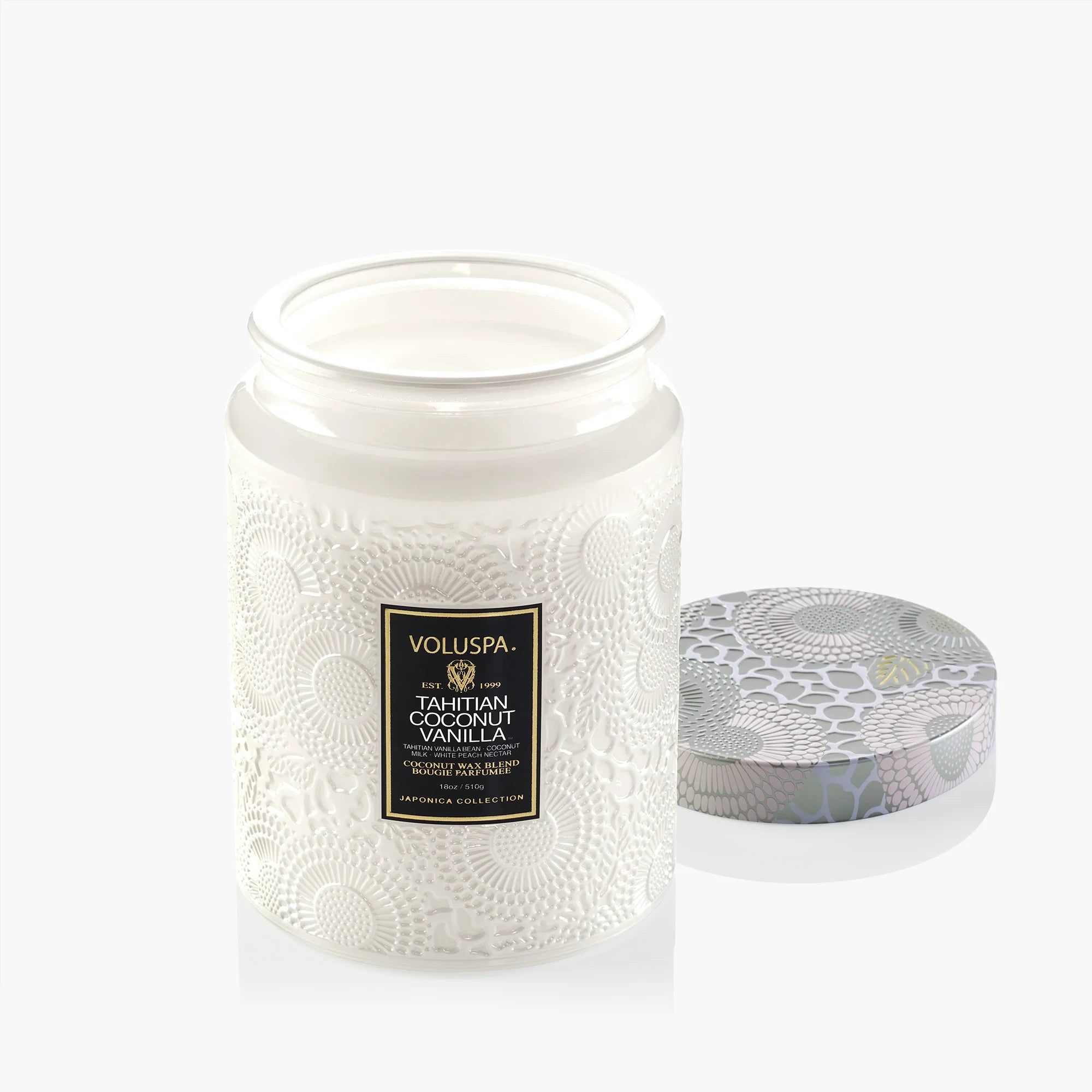 Voluspa Tahitian Coconut Vanilla Large Jar Candle