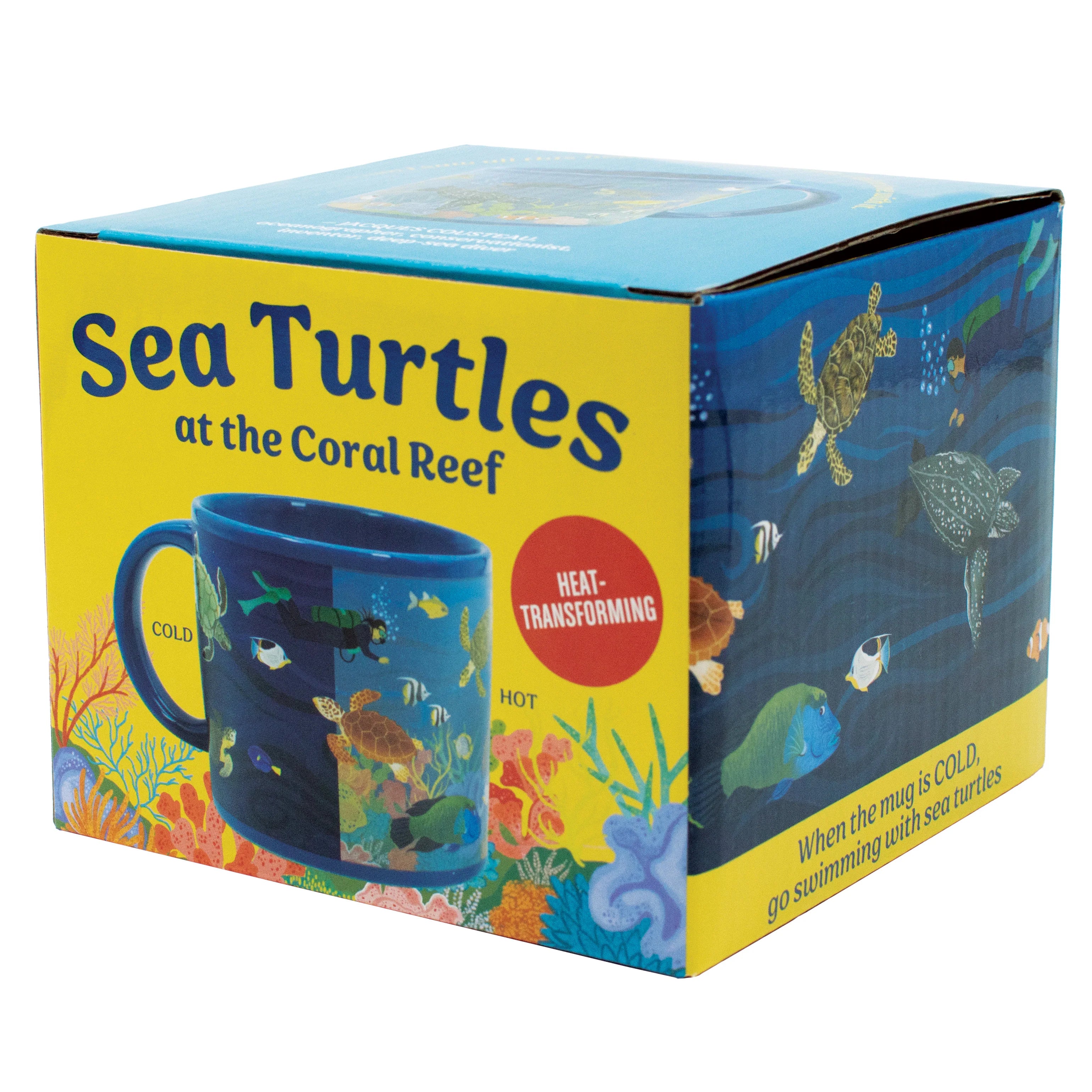 Sea Turtles at The Coral Reef Heat Transforming Mug