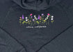 Levitate Flowers - Womens Hooded Hi-Low Sweatshirt