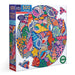 eeBoo Seahorses, Shells & Coral 500 Piece Round Puzzle
