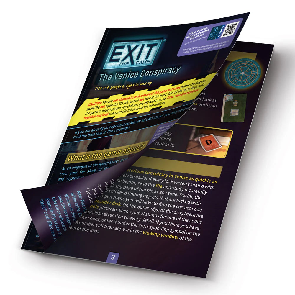 Exit The Game The Venice Conspiracy