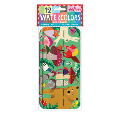 12 Vibrant Watercolors - Mushroom    