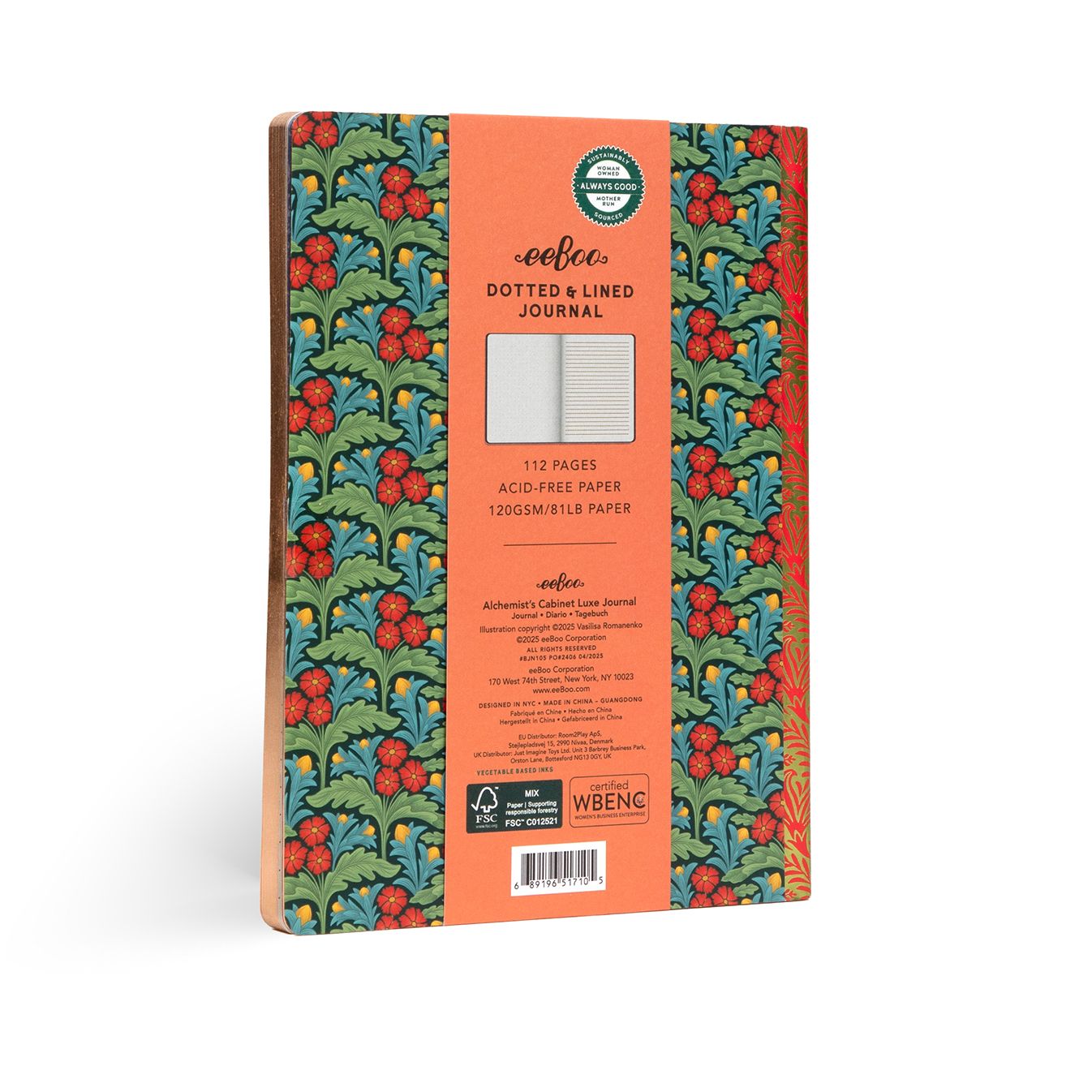 eeBoo Alchemist's Cabinet Luxe Journal