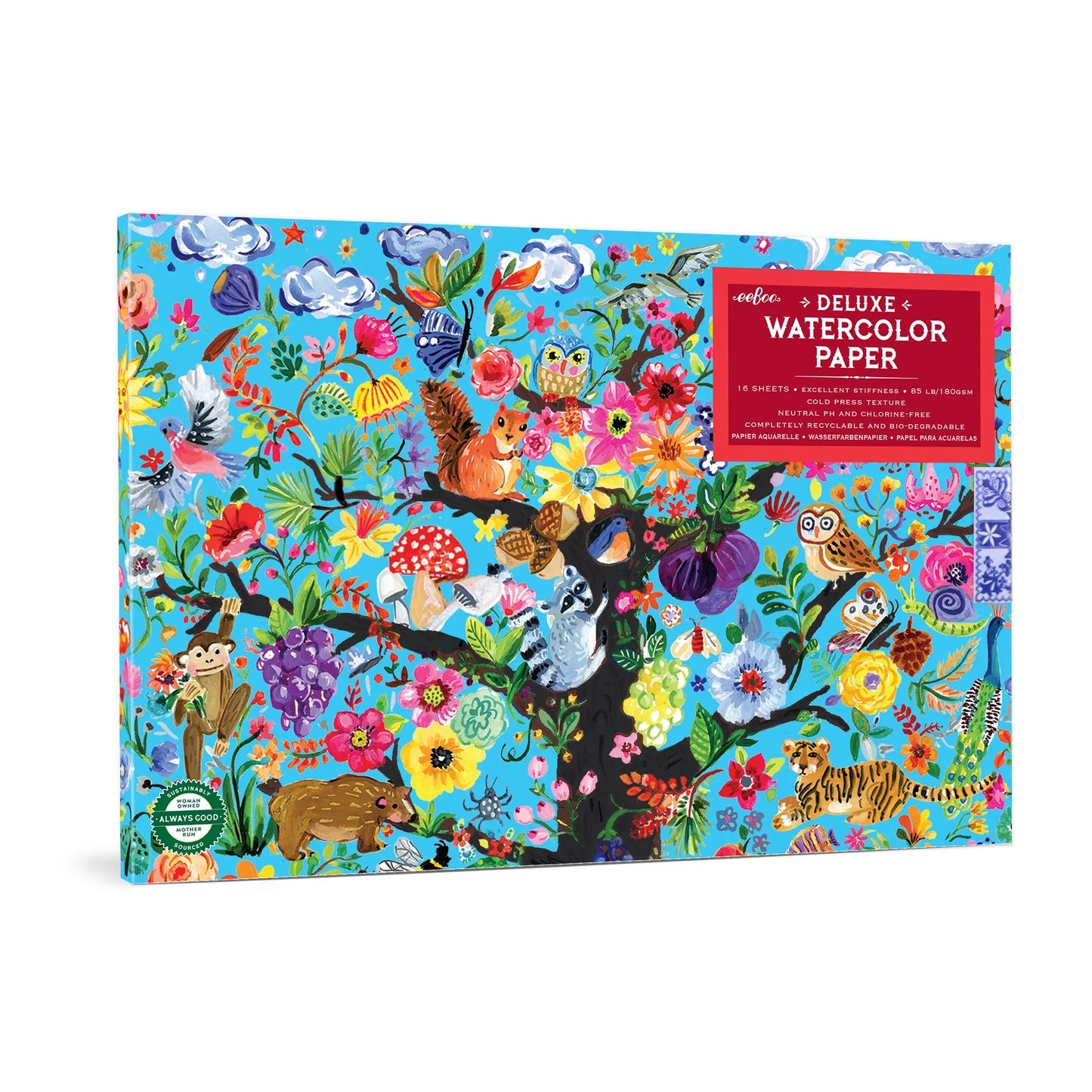 eeBoo Tree of Life Watercolor Paper