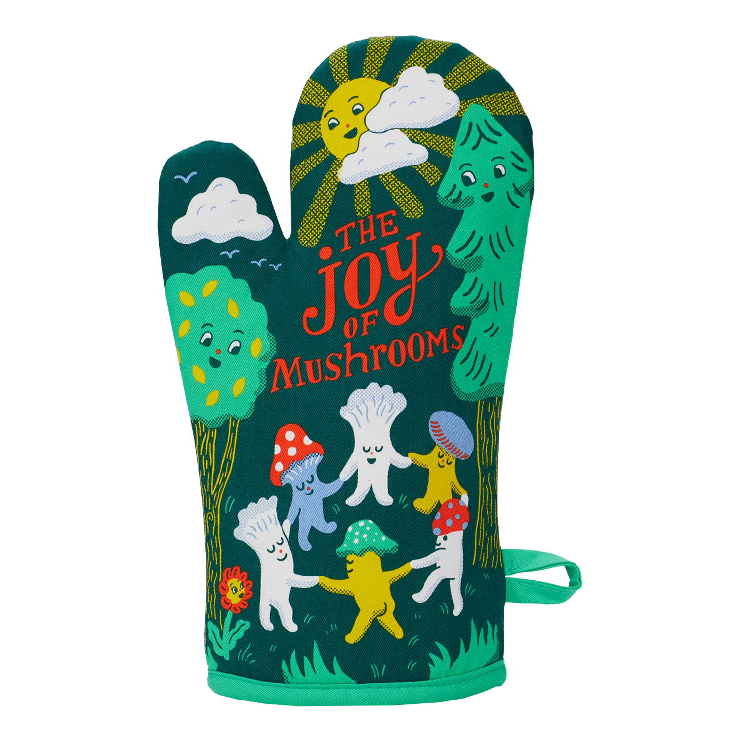 BLUQ The Joy Of Mushrooms Oven Mitt