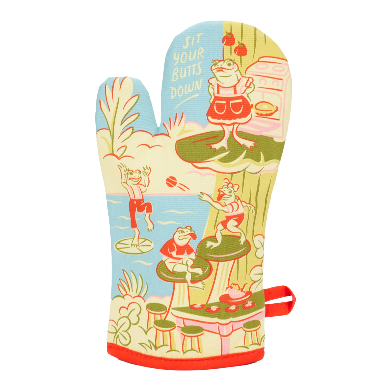 BLUQ Sit Your Butts Down Oven Mitt