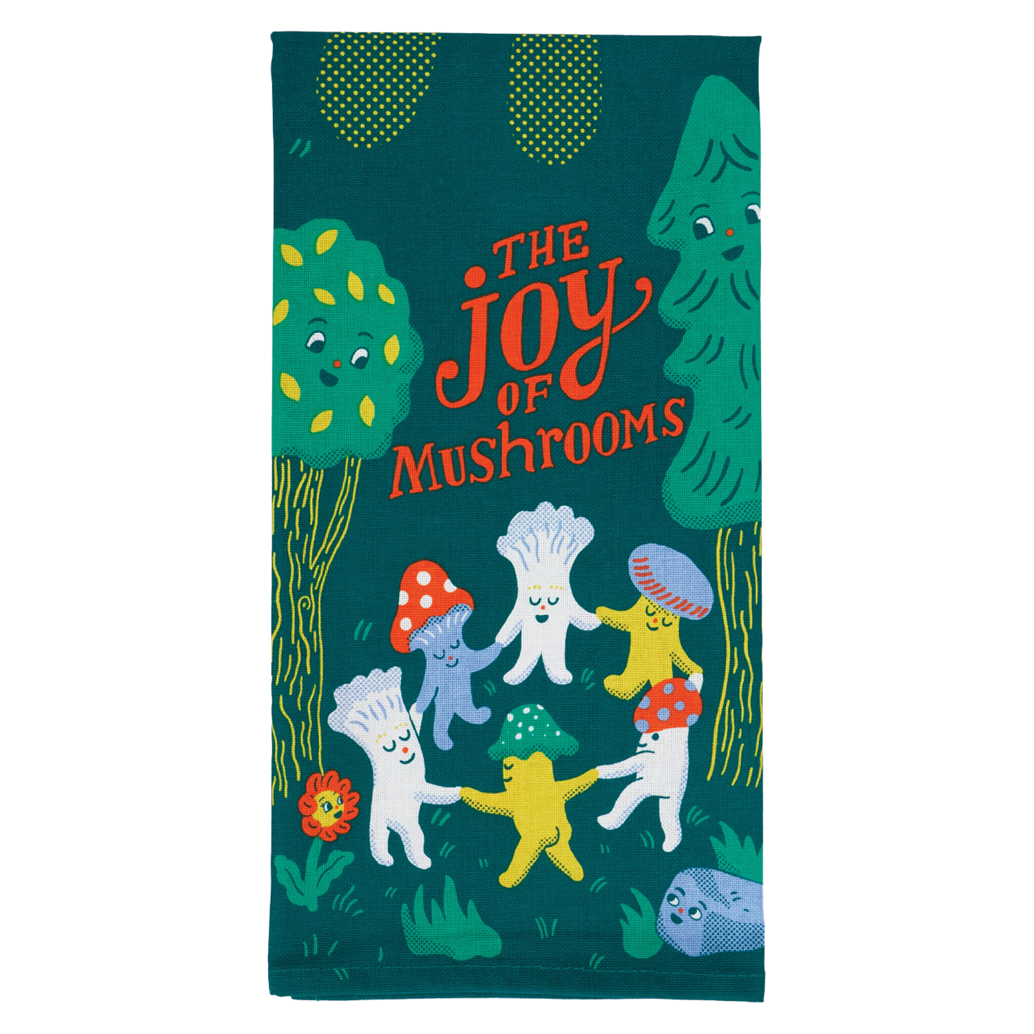 BLUQ The Joy Of Mushrooms Dish Towel