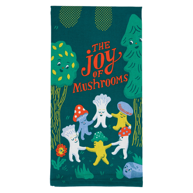 BLUQ The Joy Of Mushrooms Dish Towel