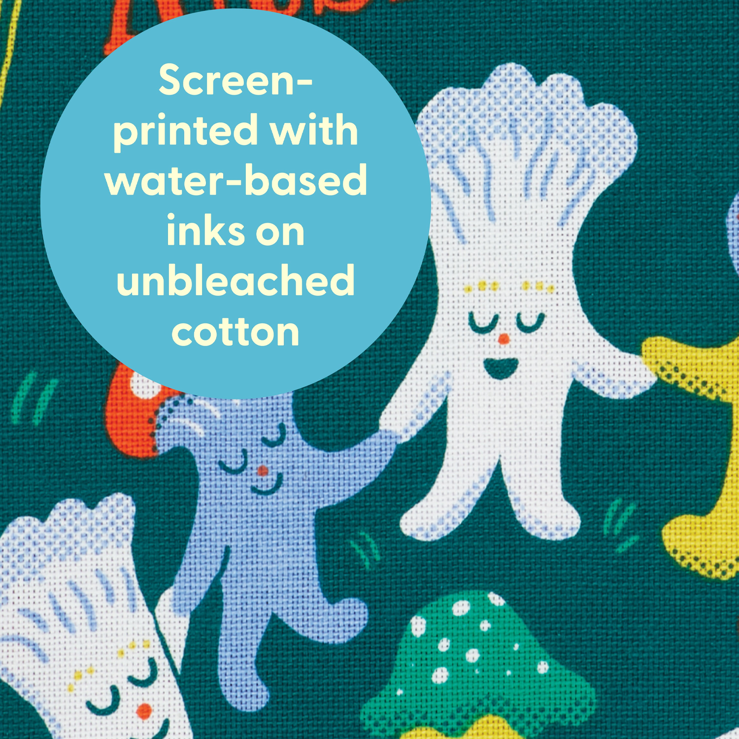 BLUQ The Joy Of Mushrooms Dish Towel