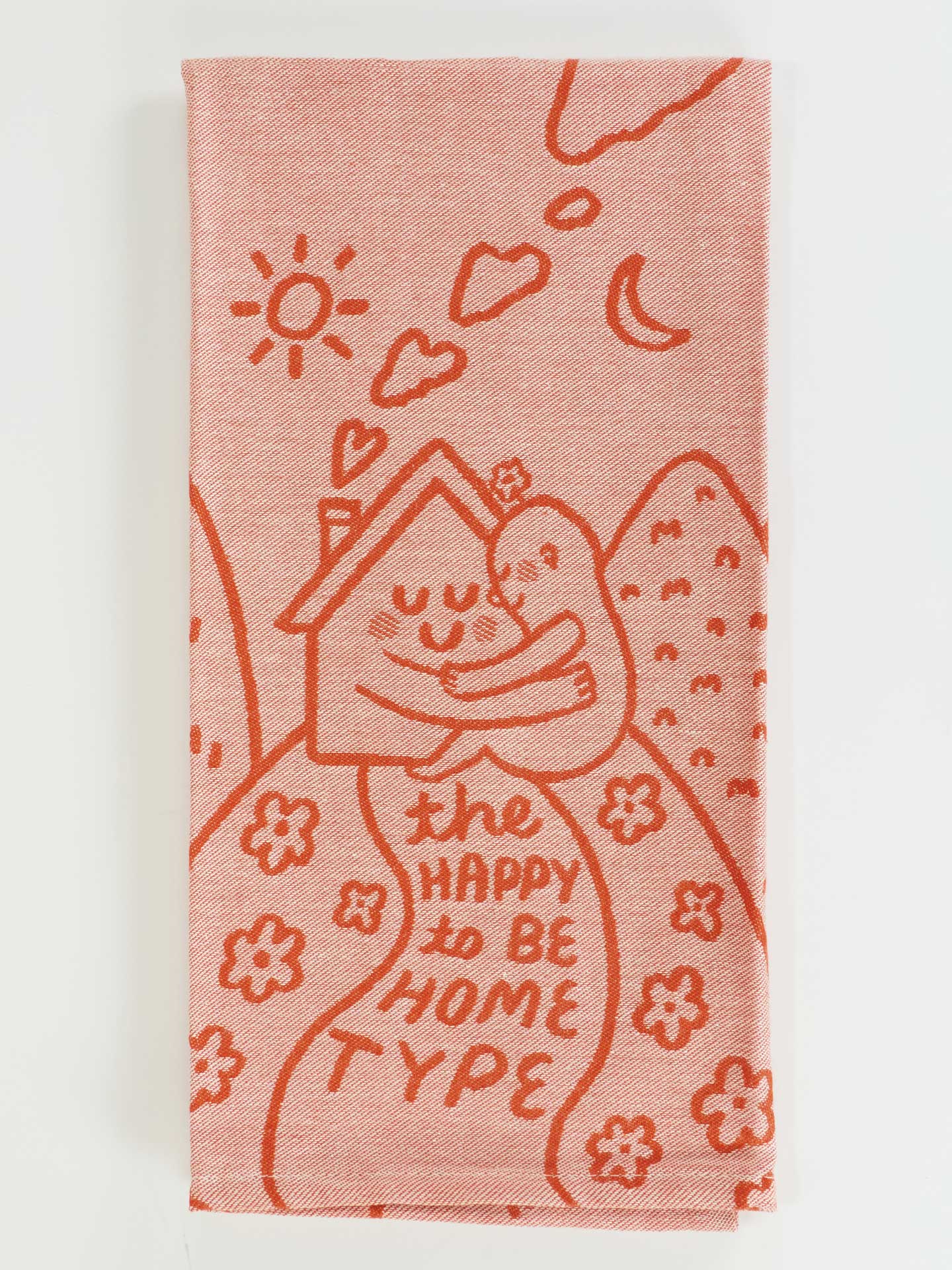 BLUQ The Happy To Be Home Type Dish Towel