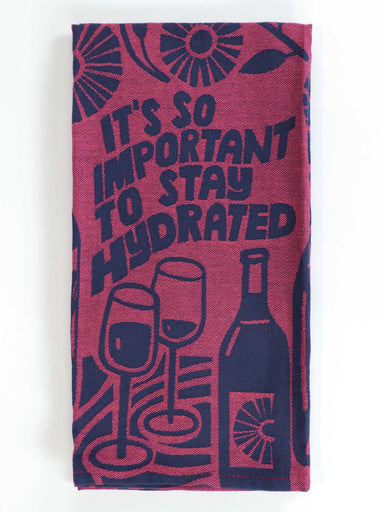 BLUQ It's So Important To Stay Hydrated Dish Towel