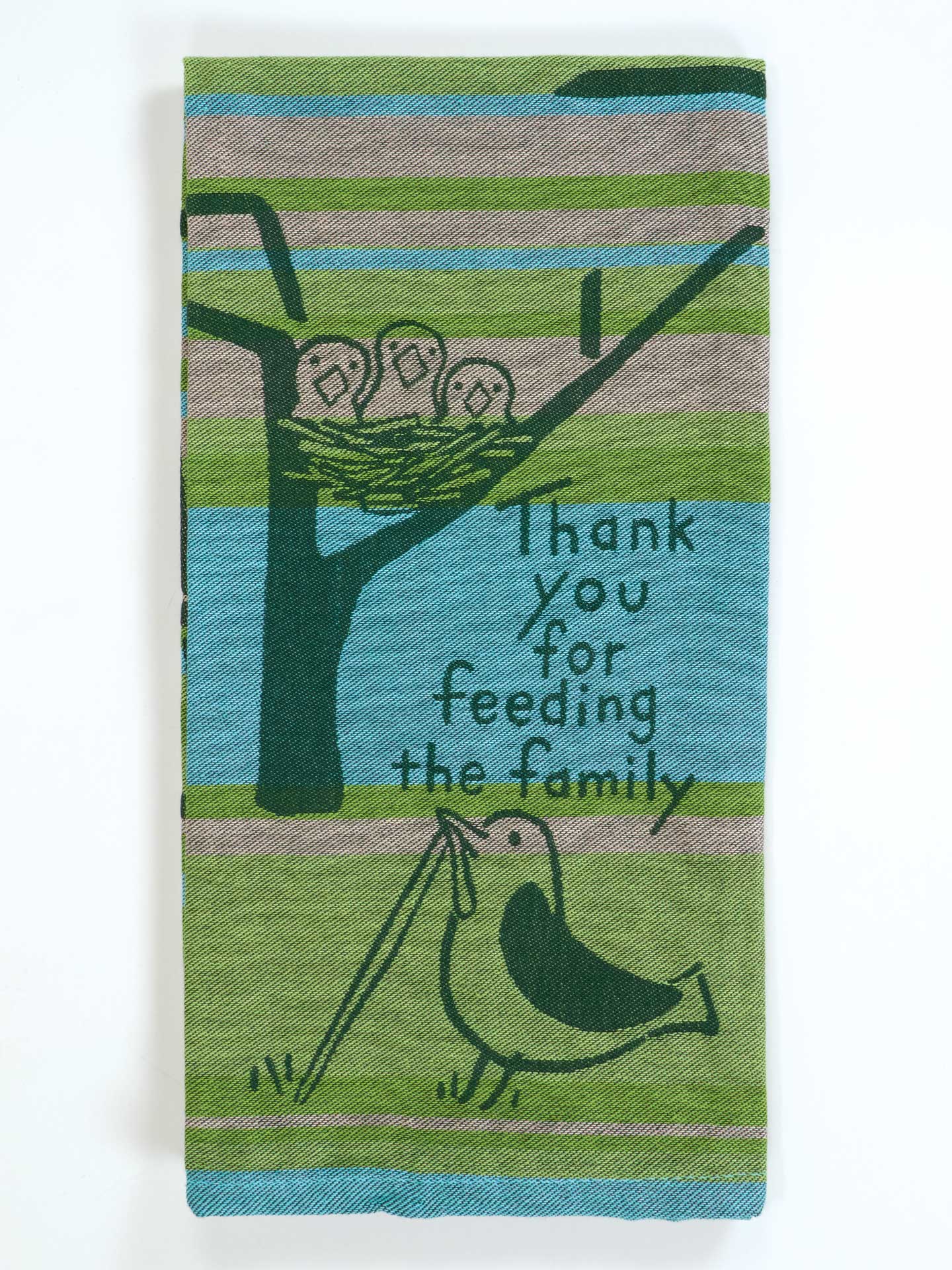BLUEQ Thank You For Feeding The Family Dish Towel