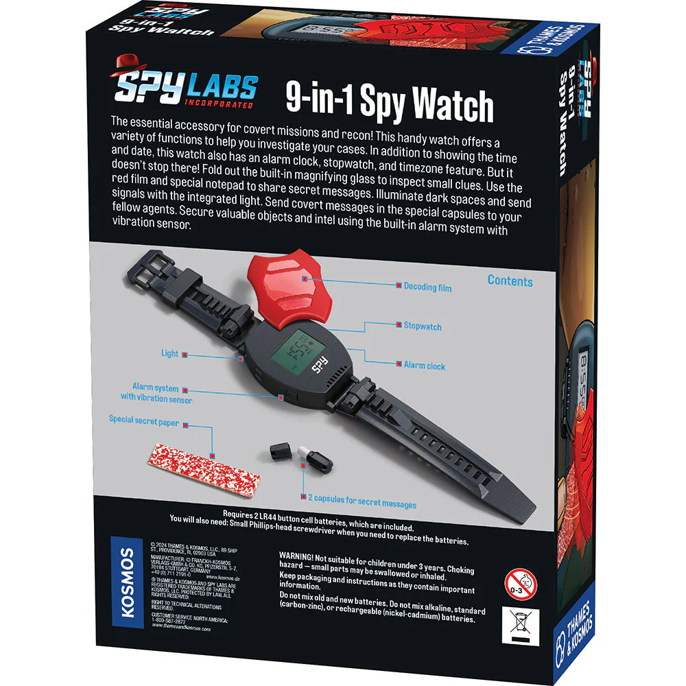 9 in 1 Spy Watch Spy Labs