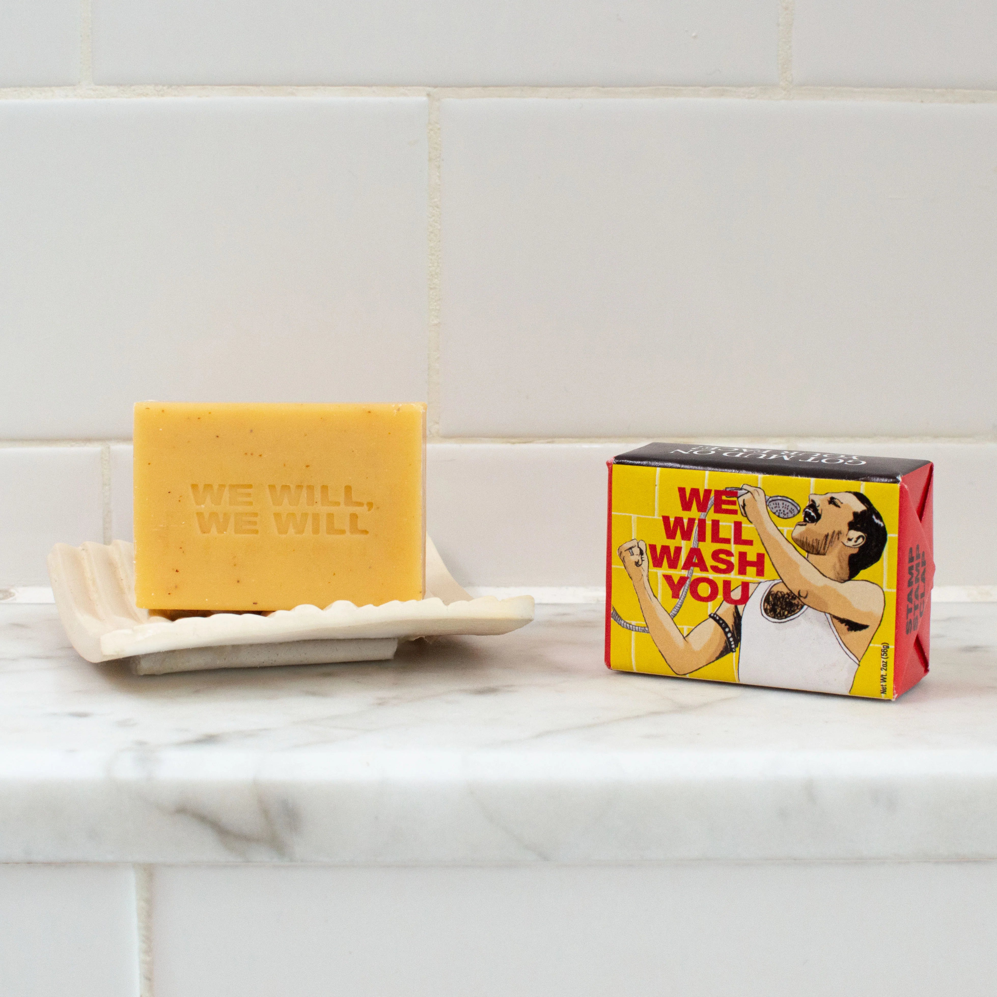 UPG We Will Wash You - Gets you Squeaky-Queen! 2oz Bar Soap