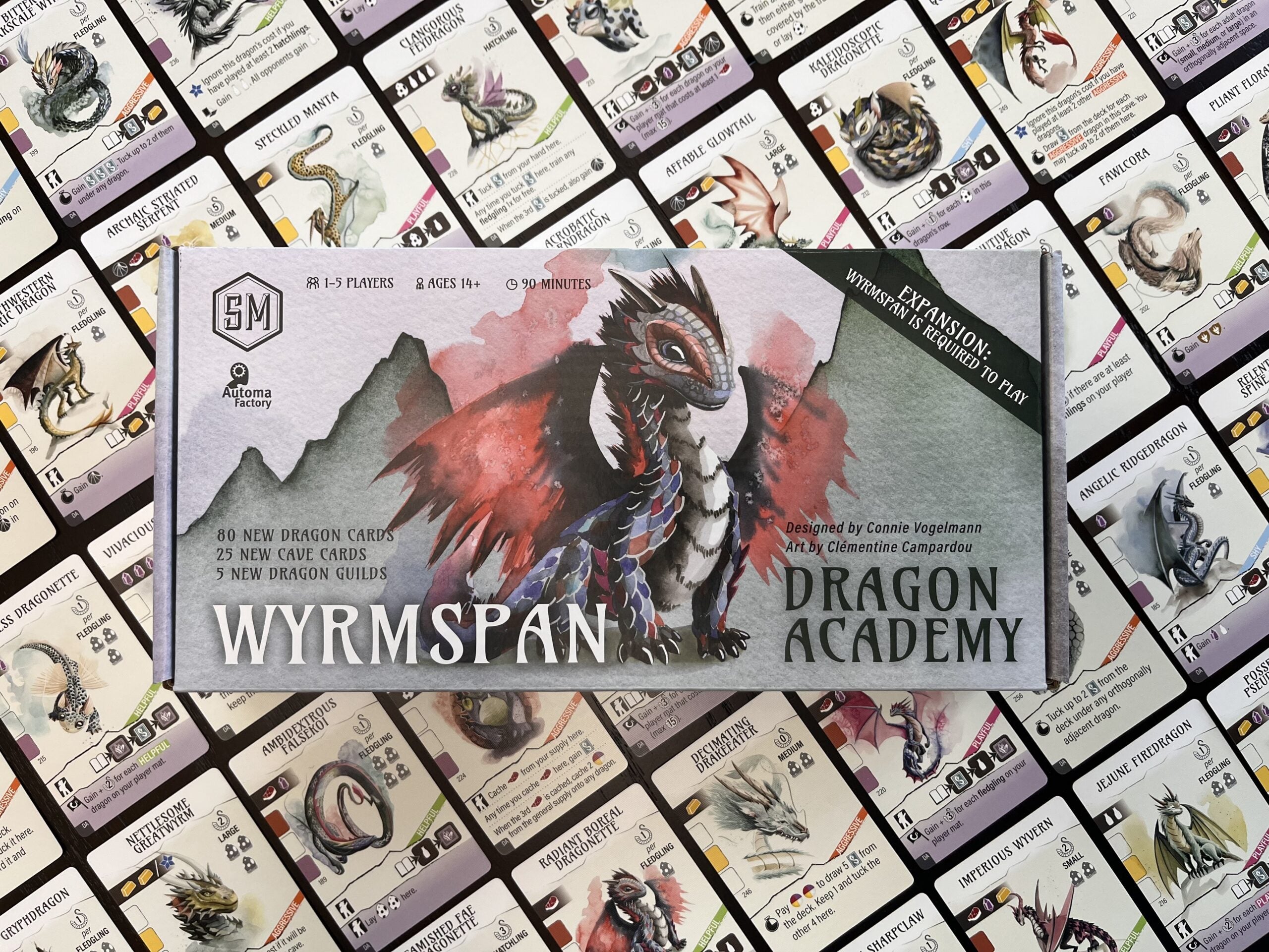 Stonemaier Games Wyrmspan Dragon Academy Expansion
