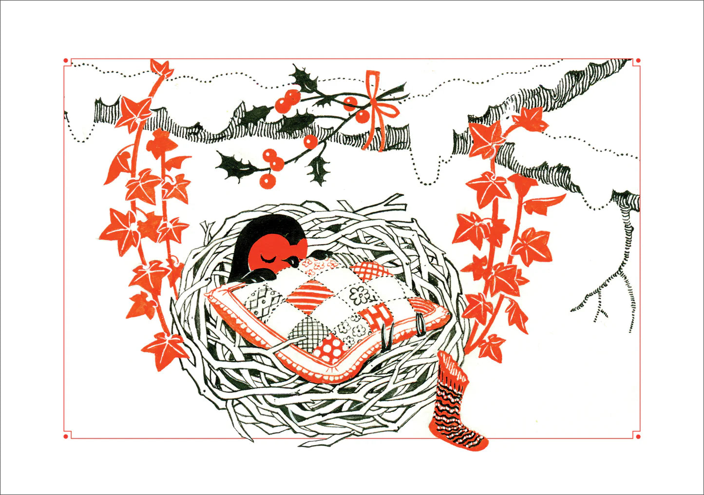 Patricia Burgess - Jolly Robins Boxed Holiday Card Assortment