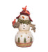 Snowman With Cardinal Figurine