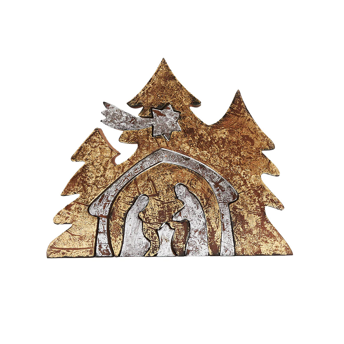 Nativity Wooden Puzzle Figurine