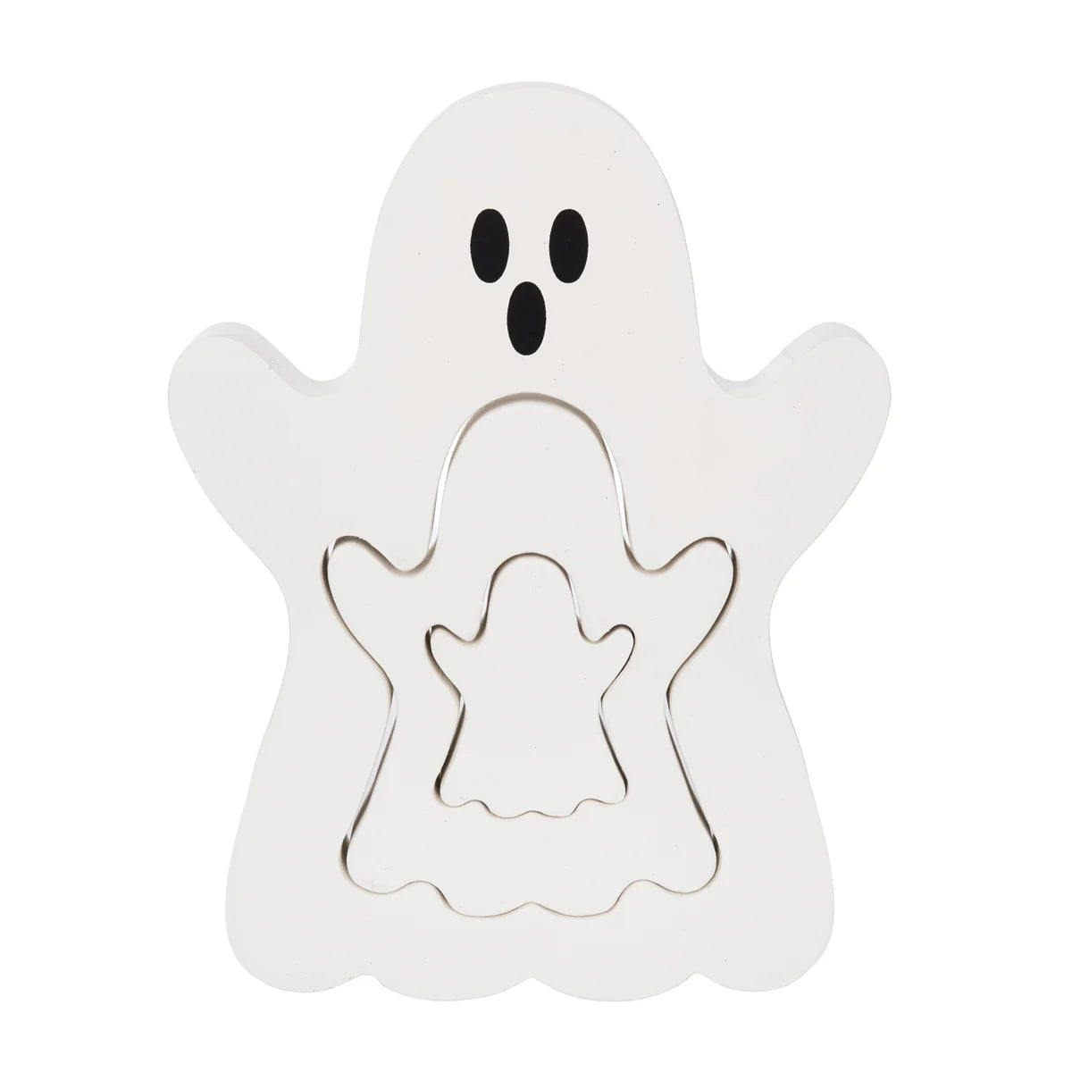 Wooden Ghost Decorative Puzzle