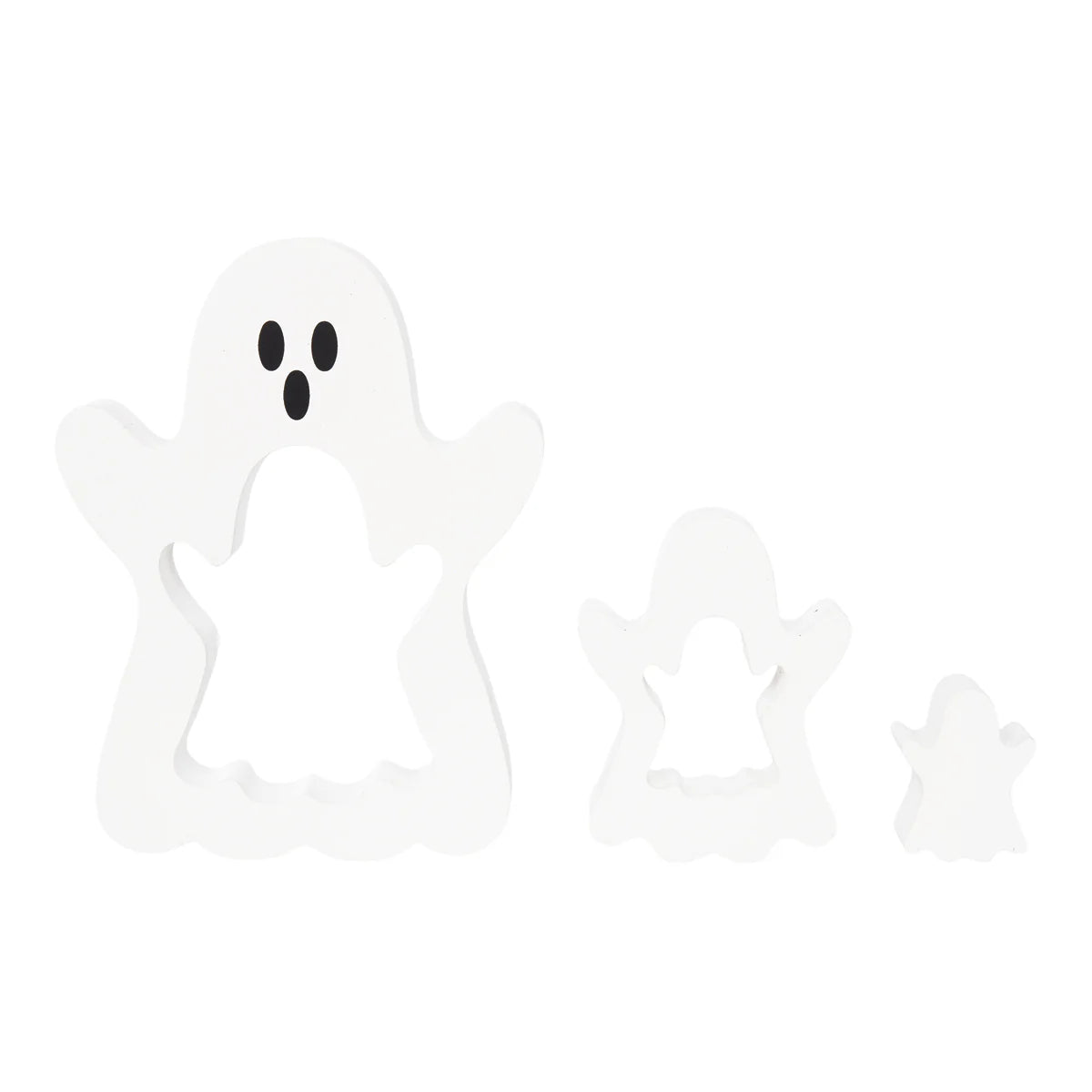 Wooden Ghost Decorative Puzzle