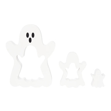 Wooden Ghost Decorative Puzzle