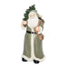 Winter Woodland Santa with Tree Figurine