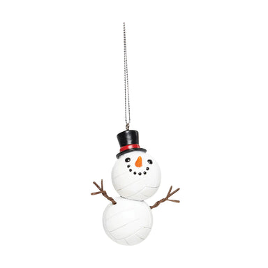 Volleyball Snowman Ornament