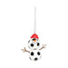 Soccer Snowman Ornament