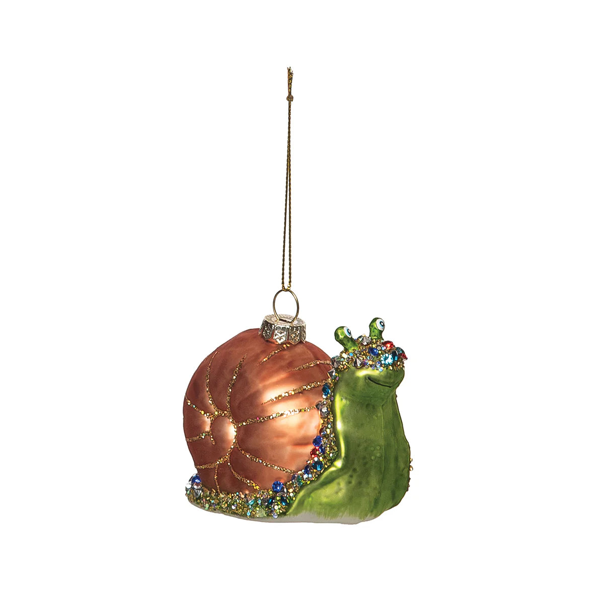Glass Snail Ornament