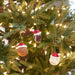 Sports Ball with Santa Hat Ornament - (Single) Various: Basketball, Football, or Baseball