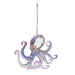 Capiz Shell and Metal Octopus Ornament