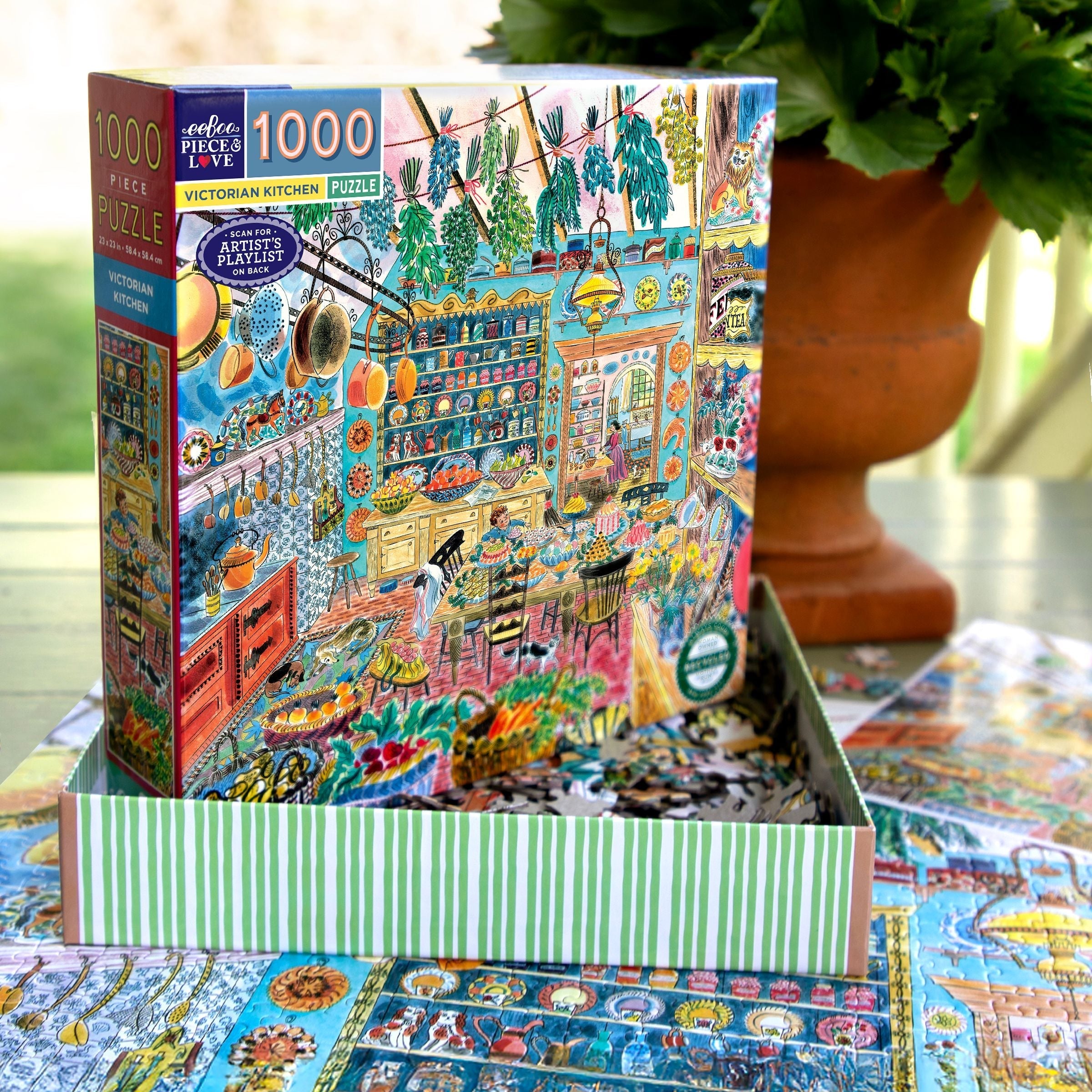 eeBoo Victorian Kitchen 1000 Piece Puzzle